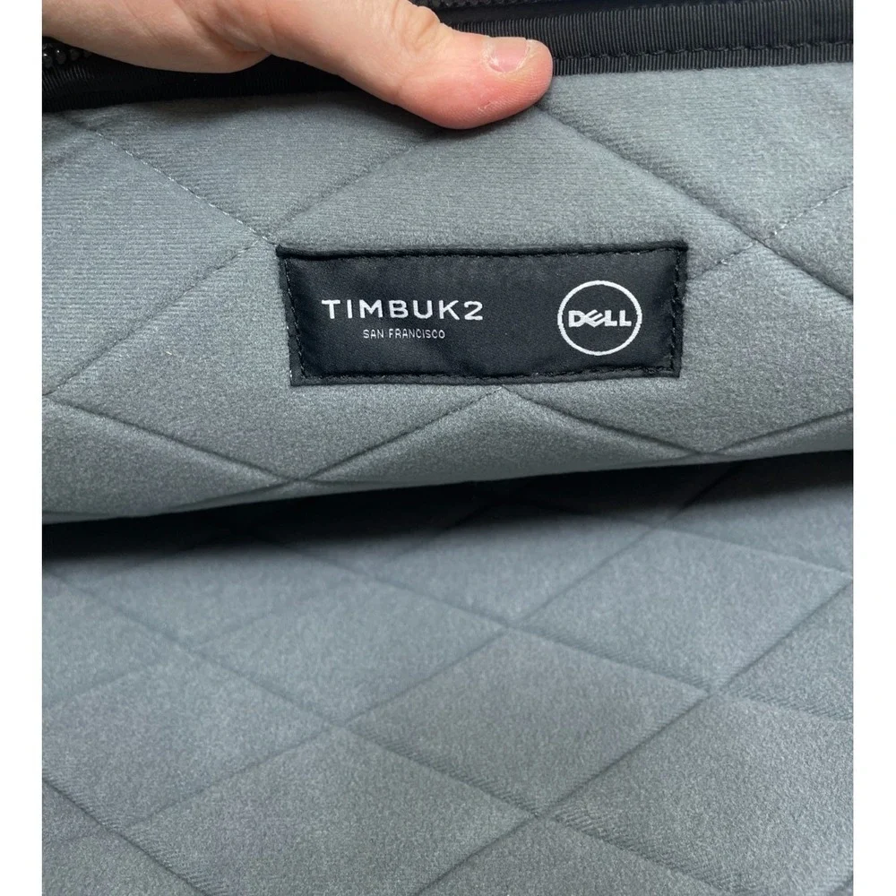 Timbuk2 X Dell Black Canvas Convertible Backpack Laptop Bag Breakout Travel